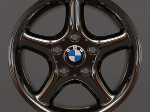 E36 Style 18 rim printable 3D Принт Модель