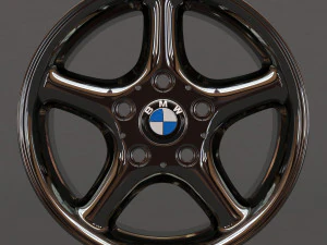 E36 Style 18 rim printable 3D Print Model