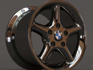 E36 Style 18 rim printable 3D Принт Модель