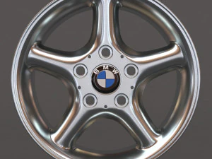 E36 Style 18 rim printable 3D Print Model