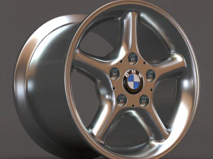 E36 Style 18 rim printable 3D Print Model