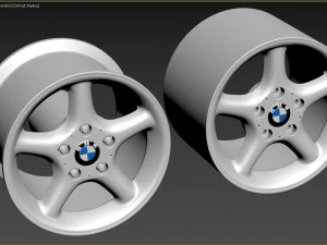 E36 Style 18 rim printable 3D Print Model