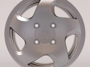 Llanta Peugeot 306 D Turbo Modelo de impresión 3D