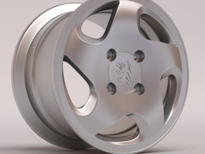 Peugeot 306 D Turbo rim Modelo de Impressão 3D