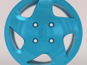 Peugeot 306 D Turbo rim Modelo de Impressão 3D