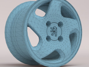 Peugeot 306 D Turbo rim Modelo de Impressão 3D