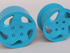 Peugeot 306 D Turbo rim Modelo de Impressão 3D