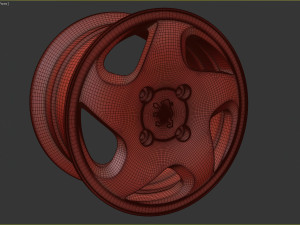 Peugeot 306 D Turbo rim Modelo de Impressão 3D