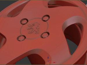Peugeot 306 D Turbo rim Modelo de Impressão 3D