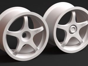 McLaren F1 GT Longtail Wheels 3D Принт Модель