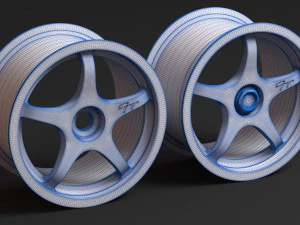 McLaren F1 GT Longtail Wheels 3D Print Model