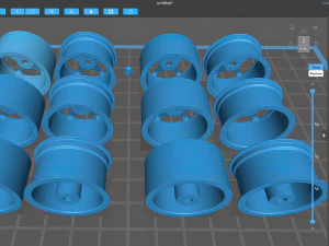 McLaren F1 GT Longtail Wheels 3D Print Model