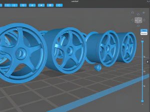 McLaren F1 GT Longtail Wheels 3D Print Model