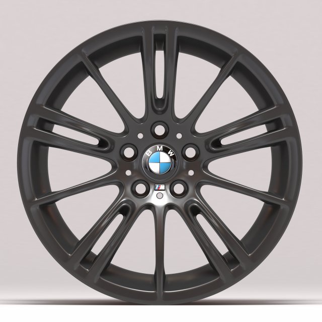 3 Series MV3 193M Sport Rim 3D Print Model .c4d .max .obj .3ds .fbx .stl .blend 