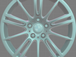 3 Series MV3 193M Sport Rim 3D Print Model