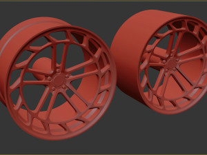 Vossen LC2-C1 rim printable 3D Druckmodell