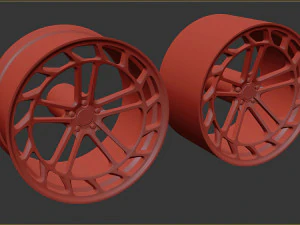 Vossen LC2-C1 rim printable 3D Print Model