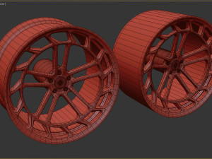 Vossen LC2-C1 rim printable 3D Druckmodell
