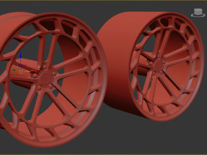 Vossen LC2-C1 rim printable 3D Druckmodell