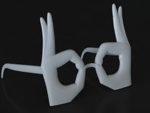 OK Glasses printable 3D-Druckmodell