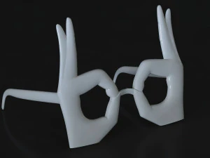 ठीक है चश्मा मुद्रण योग्य 3D प्रिंट मॉडल