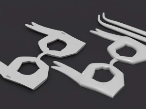 ठीक है चश्मा मुद्रण योग्य 3D प्रिंट मॉडल