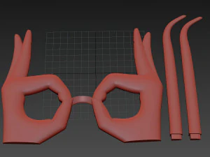 ठीक है चश्मा मुद्रण योग्य 3D प्रिंट मॉडल