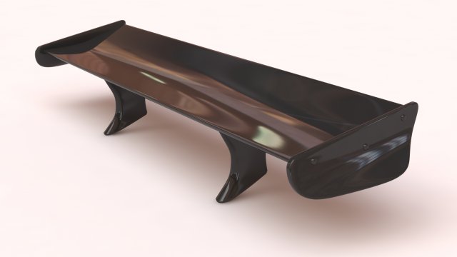 F355 Challenge Spoiler printable Modello di stampa 3D .c4d .max .obj .3ds .fbx .stl .blend 