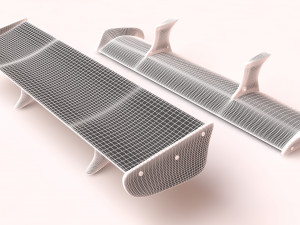 F355 Challenge Spoiler printable Modello di stampa 3D