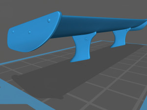 F355 Challenge Spoiler printable Modello di stampa 3D