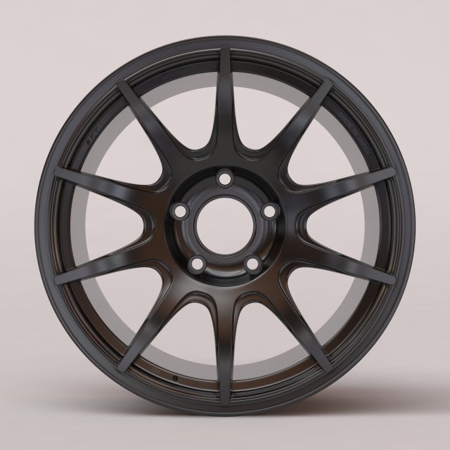 WORK MCO Racing Type CS rim Modello di stampa 3D .c4d .max .obj .3ds .fbx .stl .blend 