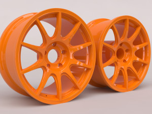 WORK MCO Racing Type CS rim Modello di stampa 3D