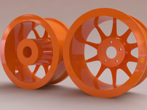 WORK MCO Racing Type CS rim Modello di stampa 3D
