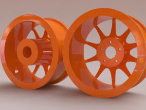 WORK MCO Racing Type CS rim 3D Print Model