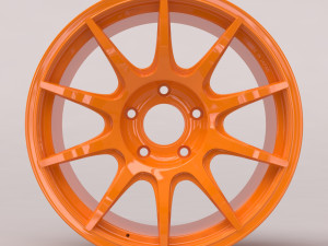 WORK MCO Racing Type CS rim Modello di stampa 3D