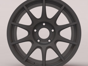 WORK MCO Racing Type CS rim Modello di stampa 3D