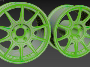 WORK MCO Racing Type CS rim Modello di stampa 3D