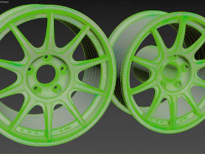 WORK MCO Racing Type CS rim 3D Print Model