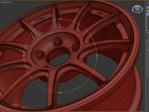 WORK MCO Racing Type CS rim Modello di stampa 3D