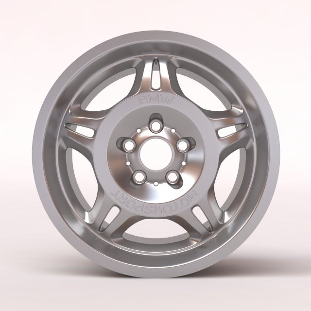 E36 Style 24 rim 3D Druckmodell .c4d .max .obj .3ds .fbx .stl .blend 