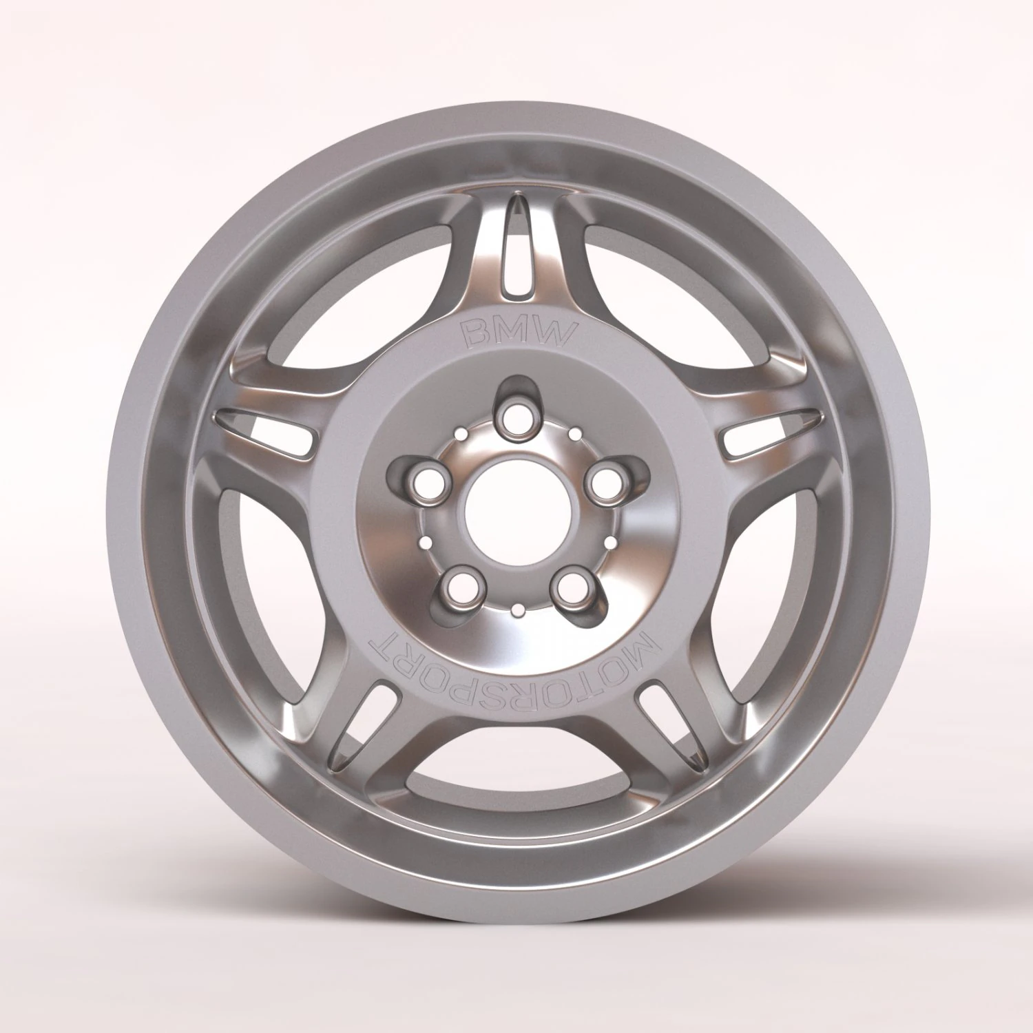 E36 Style 24 rim 3D Print Model .c4d .max .obj .3ds .fbx .stl .blend 