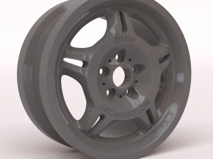 E36 Style 24 rim 3D Druckmodell