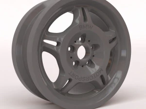 E36 Style 24 rim 3D Print Model