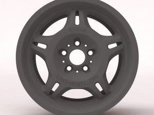 E36 Style 24 rim 3D Print Model