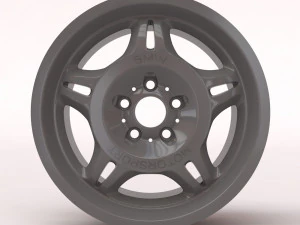 E36 Style 24 rim 3D Print Model