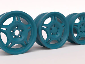 E36 Style 24 rim 3D Print Model