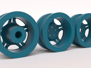 E36 Style 24 rim 3D Print Model