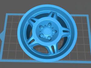 E36 Style 24 rim 3D Print Model