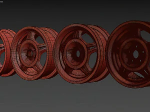 E36 Style 24 rim 3D Print Model