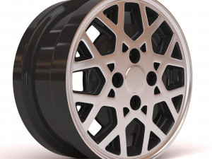Nissan Silvia ZX Turbo printable rim 3Dプリントモデル